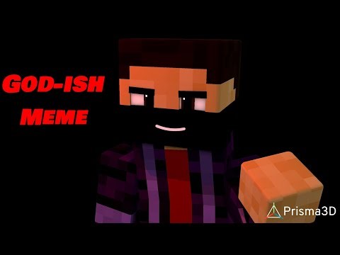Minecraft animation God-ish meme prisma3d (template)
