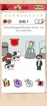 Brain Test 2 Alien Invasion Level 7 Walkthrough Solution