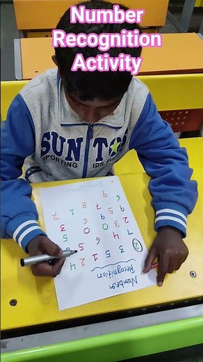 number recognition activity #numbergame #shorts