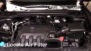 How to Change Engine Air Filter: 2016 Acura RDX 3.5L V6