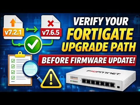 How to Verify FortiGate Upgrade Path Before Firmware Upgrade