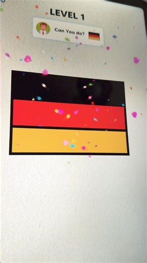 Drawing and Colouring German Flag