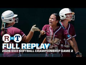 Redlands vs. Trine: 2026 DIII softball championship Game 2 | FULL REPLAY