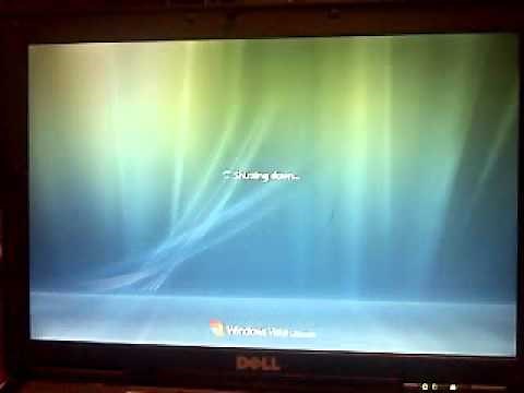 Shutting Down Windows Vista - Dell Latitude D630