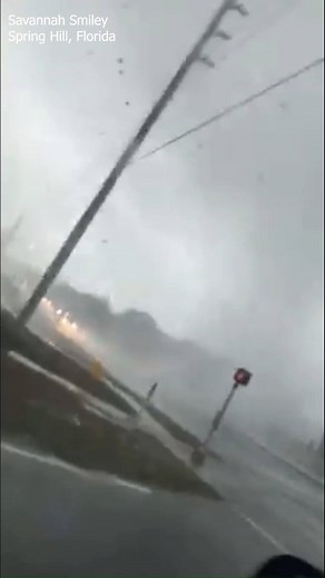 858K views · 2.2K reactions | TORNADO IN SPRING HILL: An SUV narrowly missed being mowed over by what appears to be a tornado cutting across the intersection of Landover Boulevard and Elgin Boulevard, just east of Weeki Wachee. STORY: https://bit.ly/2EWJZsg | FOX 13 News - Tampa Bay | Facebook