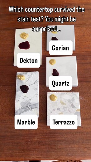 Countertop Stain Test: Discover the Best Materials