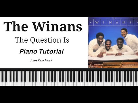 The Winans - The Question Is - Piano Tutorial - Sheet Music - MIDI