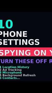 10 Phone Settings Spying On You Right Now (Turn These Off)