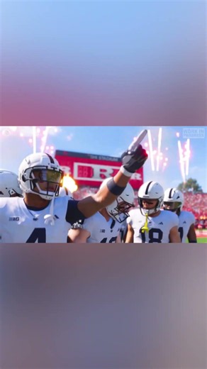 Here's the full Rutgers Football entrance / walk out from the EA Sports College Football 27 🏈