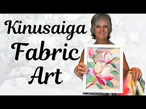 Turn Satin Fabric into Beautiful Kinusaiga Art - Magnolia Tutorial