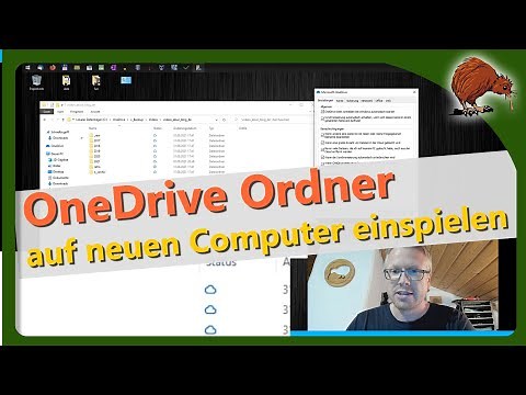 Move OneDrive folder to new computer