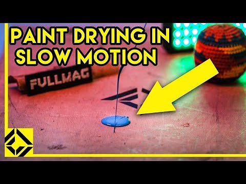 Paint Drying in Slow Motion