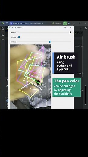 Creating an Air Brush Tool with PyQt5 in Python! #AirBrushTool#LearnPython #Shorts#PythonProjects