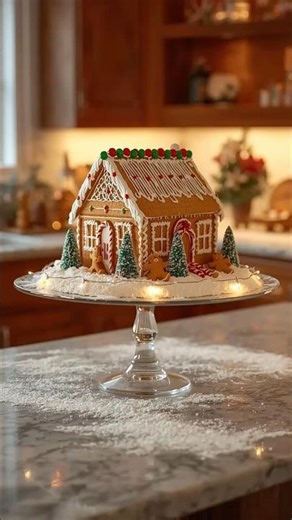 WINTER HOME DECOR IDEAS #14 | Gingerbread House Display