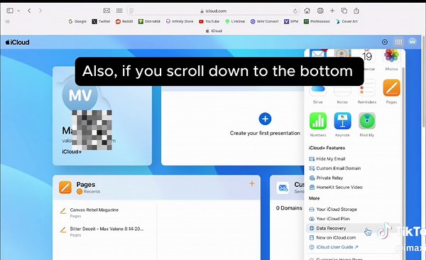 How To Recover iCloud Data 💻#icloud #apple #ios #tipsandtricks #foryou #imaxios #techtok