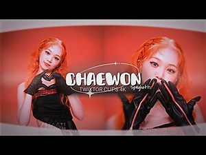 CHAEWON LESSERAFIM "SPAGHETTI" STUDIO CHOOM ORIGINAL PERFORMANCE 4K TWIXTOR CLIPS FOR EDITS