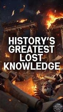 The Greatest Lost Knowledge in History That Was Erased Forever #history #shorts