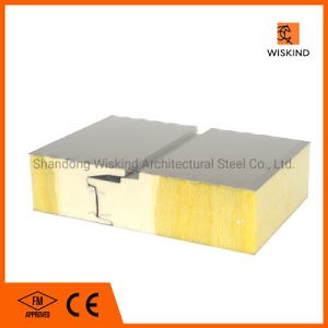 [Hot Item] Building Material High-Density Rockwool Insulated Metal Panel for Roof/Wall Cladding System