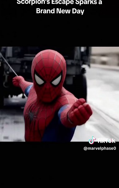 "Scorpion’s Escape Sparks a Brand New Day" #marvelstudios #spidermanbr...