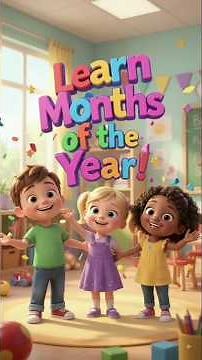 Learn 12 Months of the Year | January to December | Kids Learning Video