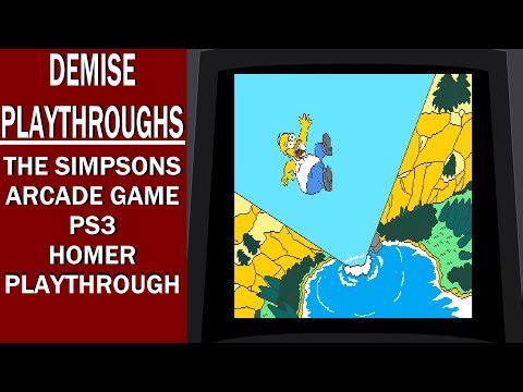 The Simpsons Arcade Game (PS3), Homer Playthrough