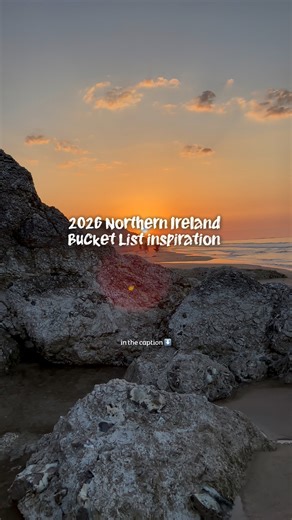 As the sun sets for the final time in 2025, we’ve got some inspiration for you to add to your 2026 bucket list…. 1️⃣ Catch a sunset at one of these iconic spots 🌅 📍Whiterocks Beach, Portrush 📍Cave Hill, Belfast 📍Murlough Nature Reserve, Newcastle 📍Cliffs of Magho Viewpoint, Lough Navar, Fermanagh 📍Peace Bridge, Derry~Londonderry 2️⃣ Savour the best of NI cuisine on one of these local food/drink tours 🍽️ 📍Enniskillen Taste Experience 📍dart mountain cheese Experience, Claudy 📍 Wee Taste
