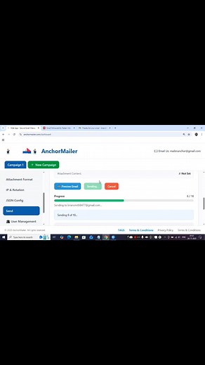 Web Based Anchor Mailer Runs at Smartphone, Tablet, Pc and Laptop. This is a new AI Based Web Mailer, provide best Inbox. Features 1st) AI Based (Subject and Email Body) 2nd) Send Unlimited Mail 3rd) Super Fast Sending Speed. 4th) 2 Tab can be open at a time. 5th) Bulk Email Management. 6th) Use Gmail Json 7th) Use App Password. 8th) Use your own personal server. 9th) Support dedicated IP and Multiple IP with IP Rotation. 10th) Attachment support different types of format ( But Suggesting Not To