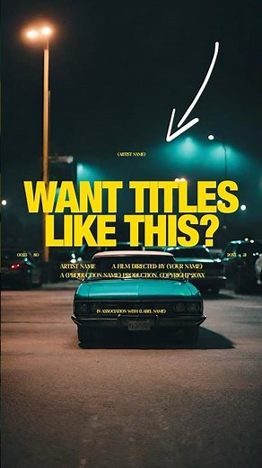 how to design cinematic title cards in seconds