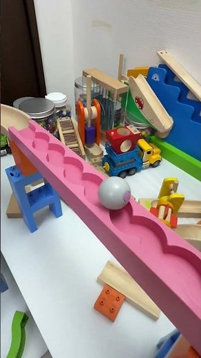 マーブルランレース Trix Track and HABA mixed course 183 #マーブルラン #marblerun #marblesrace #ビー玉転がし #TrixTrack