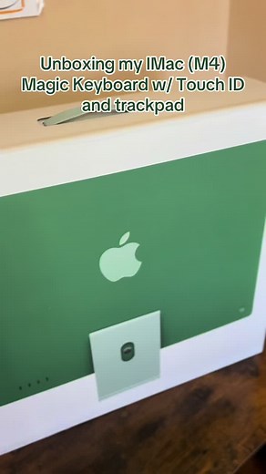 Best is yet to come #imac #apple #bulldog #green #trackpad #touchid #m4 #desk #desksetup