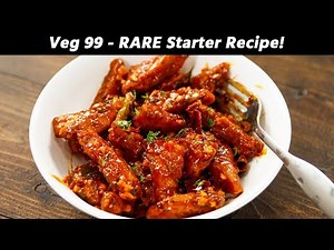 Veg 99 - CRUNCHIEST RARE CHINESE Starter Recipe - Cafe Style CookingShooking