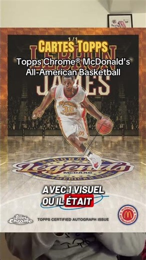 Les cartes McDonald's All-American Basketball sont de retour
