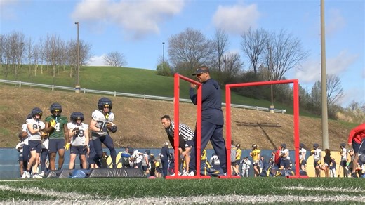 8.1K views · 83 reactions | Sights and sounds from Day 2 of WVU spring football practice: | MetroNews | Facebook