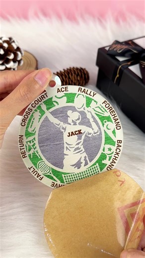 For the ones who live and breathe sports! This personalized wooden ornament celebrates every athlete and fan — from football to baseball, basketball, and hockey. Add a name, number, or short message to make it a one-of-a-kind keepsake that shows off your team spirit. Perfect for players, coaches, and proud sports families. 🎁 A winning gift for every sports lover this holiday season. 👉 Customize yours now and bring your passion to the Christmas tree! 👉 https://makezbrightgifts.com/products/spo