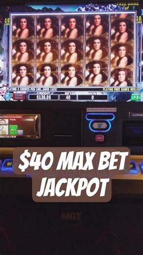 $40 MAX BET JACKPOT 🎰💰 #shorts #jackpot