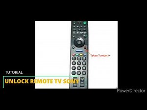 Buka Kunci Remote TV Sony