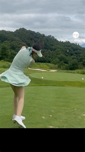 필드를 물들이는 민트스윙🍃 | KLPGA 허윤나(Yoonna Heo) #골프레슨_필드/프로암