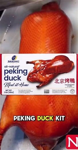 Restaurant-style Peking Duck at home — crispy, juicy & READY TO COOK! 🤤🔥