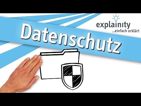 Datenschutz einfach erklärt (explainity® Erklärvideo)