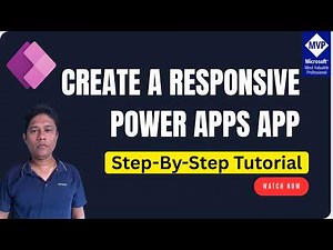 How To Create a Responsive Power Apps Canvas App Using Containers | Step-by-Step Tutorial