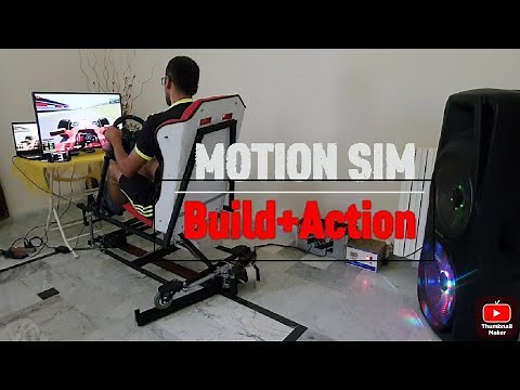 I built a 2dof + traction loss motion simulator arduino project with 12v car windows wipers motors