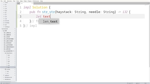 019_leetcode刷题_找出字符串中第一个匹配项的下标_完整的BoyerMoore算法_rust语言