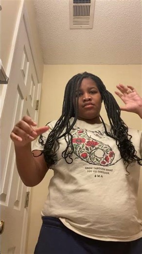 Black girl braids in pony tails