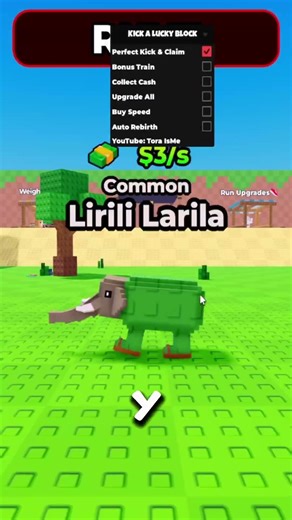 😂 NOOB became a PRO SCRIPT in Kick A Lucky Block Roblox! #roblox #kickaluckyblock #brainrots #script