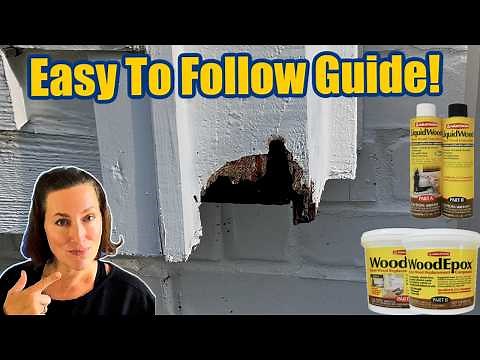 How To Repair Rotting Wood Without Replacing It (Using Abatron's WoodEpox & Liquid Wood)