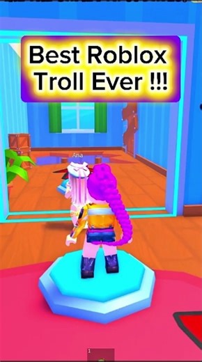 Best Roblox Troll Ever 😊 #roblox #shorts