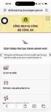 Cách tra cứu hồ sơ và xem kết quả đã nộp trên cổng dịch vụ công Bộ Công An