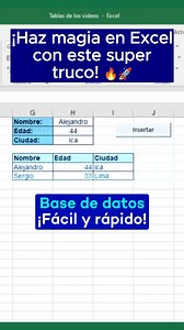 ✅Crea una base de datos en Excel en minutos usando macros 😎 👌 #Excelpro #reelviral #hojadecalculo #exceltips #macros | Aprende Excel desde Cero