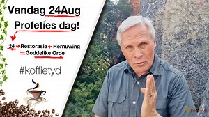 9.7K views · 468 reactions | Ek sien so uit om hierdie video te deel met jou. Ek hoop jy het 'n koppie koffie in die hand en geniet hierdie tyd saam my. ☕️ #Koffietyd Die diep betekenis van die getal 24 in die Bybel. Wat beteken dit vir my en vir jou? ☕ #ProfetieseDag | Menorah Tabernakel | Facebook