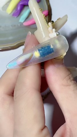 3D Colorful Fish Nail Art